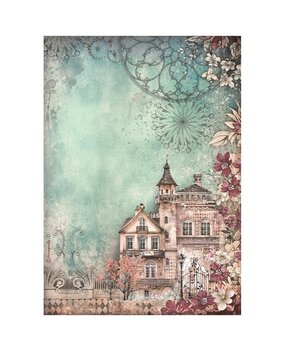 Stamperia Master of Magic A4 Rice Paper House (DFSA41008)