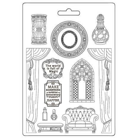 Stamperia Master of Magic Soft Mould A4 Room (K3PTA4587) Stamperia Master of Magic Soft Mould A4 Room (K3PTA4587)