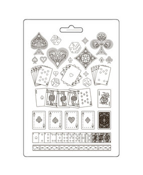 Stamperia Master of Magic Soft Mould A4 Cards (K3PTA4588) Stamperia Master of Magic Soft Mould A4 Cards (K3PTA4588)