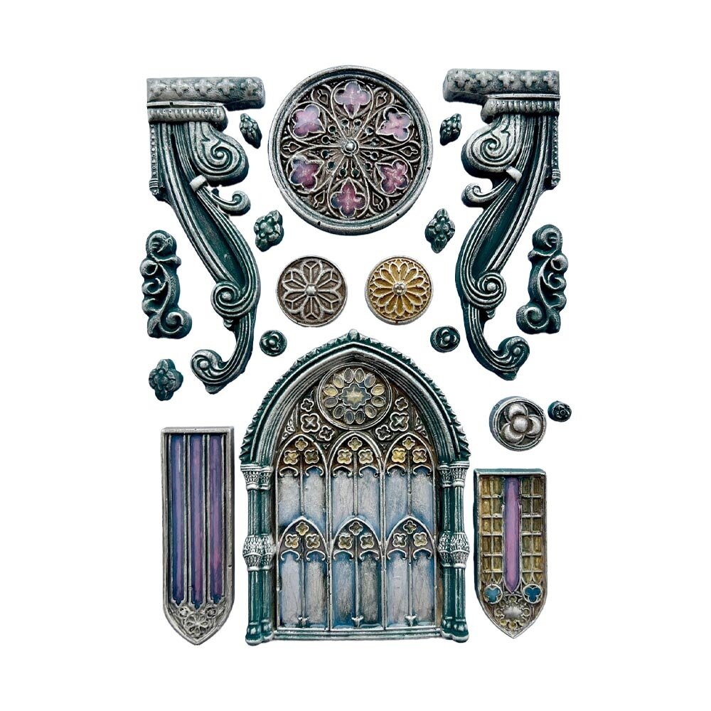Stamperia Master of Magic Silicon Mould A5 Gothic Architecture (KACMA569) Stamperia Master of Magic Silicon Mould A5 Gothic Architecture (KACMA569)