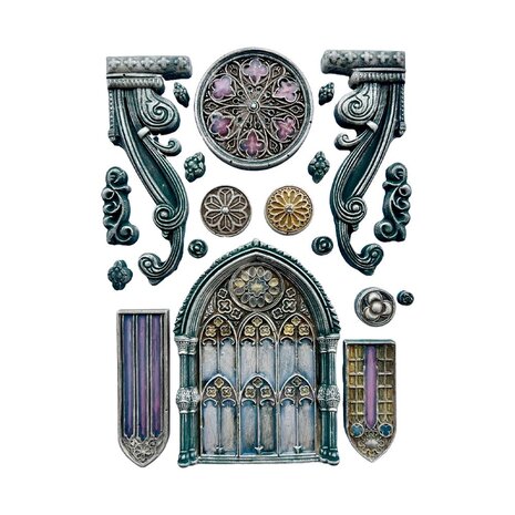 Stamperia Master of Magic Silicon Mould A5 Gothic Architecture (KACMA569) Stamperia Master of Magic Silicon Mould A5 Gothic Architecture (KACMA569)