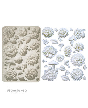 Stamperia Master of Magic Silicon Mould A5 Peony (KACMA570) Stamperia Master of Magic Silicon Mould A5 Peony (KACMA570)