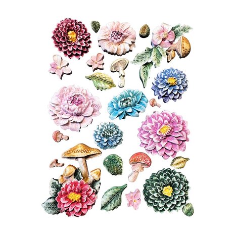 Stamperia Master of Magic Silicon Mould A5 Peony (KACMA570) Stamperia Master of Magic Silicon Mould A5 Peony (KACMA570)