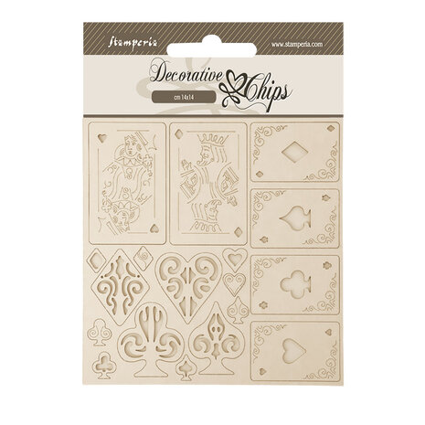 Stamperia Master of Magic Decorative Chips Playing Cards (SCB253) Stamperia Master of Magic Decorative Chips Playing Cards (SCB253)