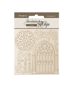 Stamperia Master of Magic Decorative Chips Wonder (SCB255) Stamperia Master of Magic Decorative Chips Wonder (SCB255)