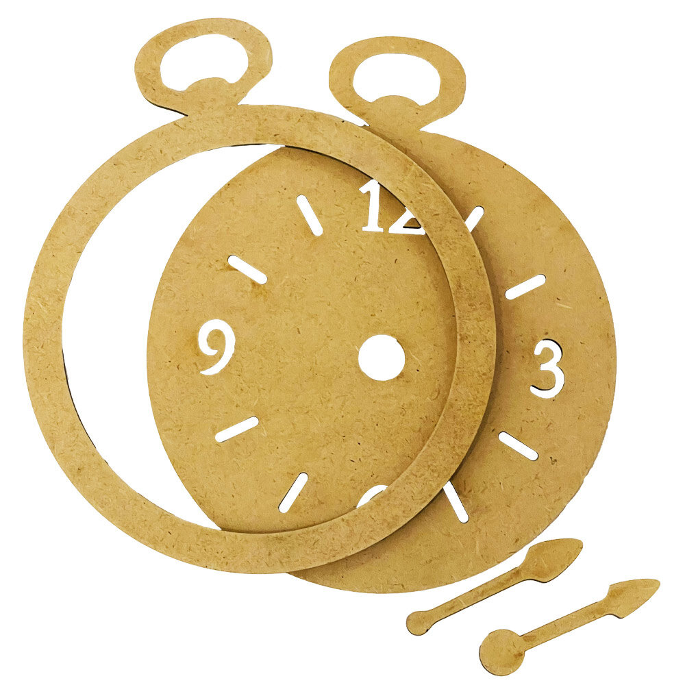 Stamperia Master of Magic MDF Crafty Shapes Blanks Clock (KLSM38)