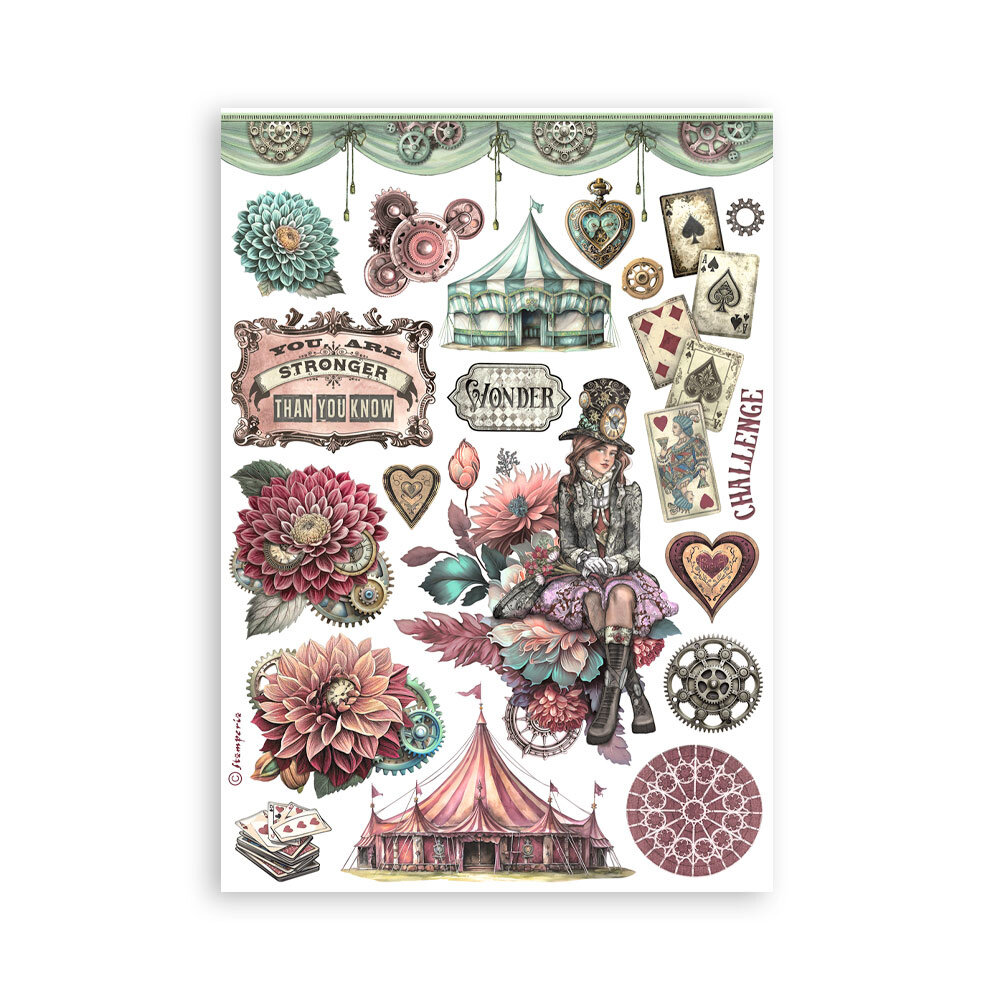 Stamperia Master of Magic A5 Washi Pad (SBW16) Stamperia Master of Magic A5 Washi Pad (SBW16)