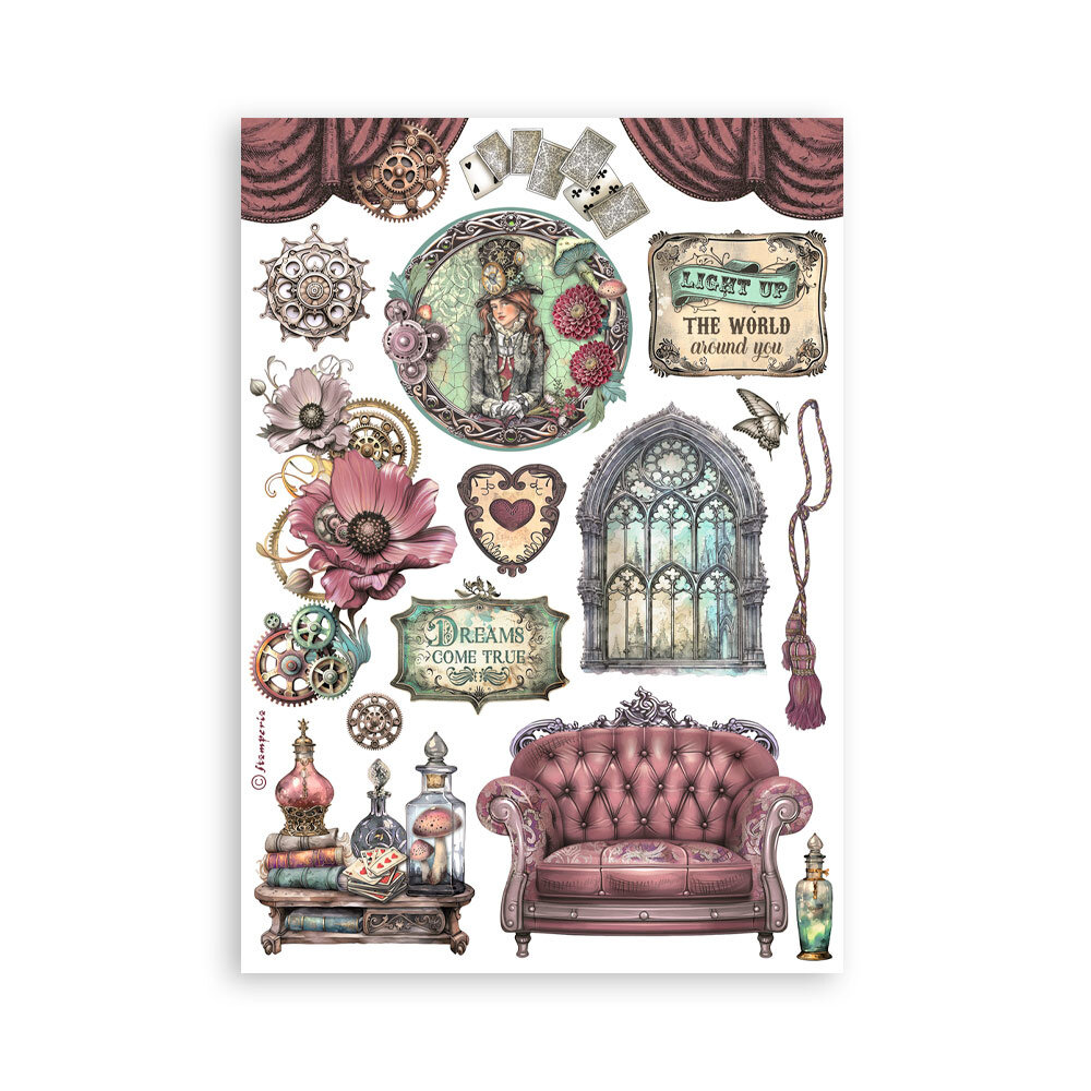 Stamperia Master of Magic A5 Washi Pad (SBW16) Stamperia Master of Magic A5 Washi Pad (SBW16)