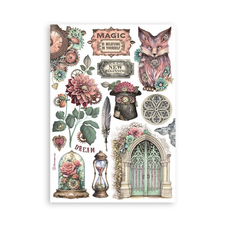 Stamperia Master of Magic A5 Washi Pad (SBW16) Stamperia Master of Magic A5 Washi Pad (SBW16)