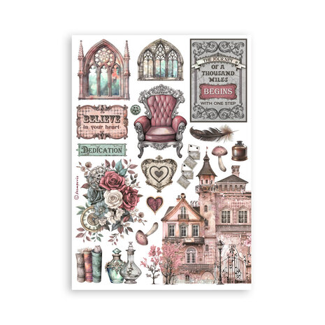 Stamperia Master of Magic A5 Washi Pad (SBW16) Stamperia Master of Magic A5 Washi Pad (SBW16)