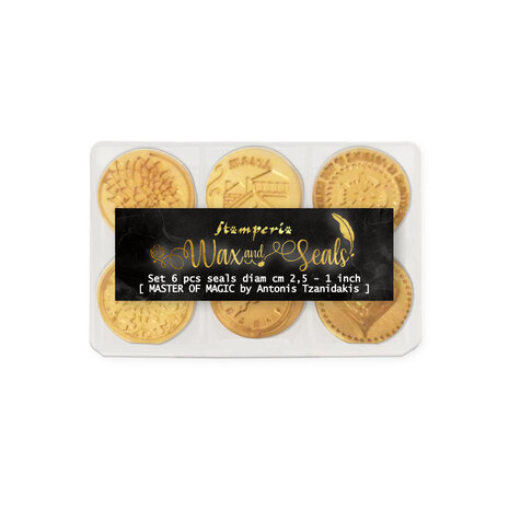 Stamperia Master of Magic Set of 6 Seals (WAXSL03) Stamperia Master of Magic Set of 6 Seals (WAXSL03)