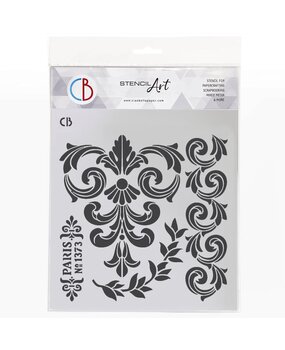 Ciao Bella Papercrafting Texture Stencil 8x8 Inch Heritage (MS8-062) Ciao Bella Papercrafting Texture Stencil 8x8 Inch Heritage (MS8-062)