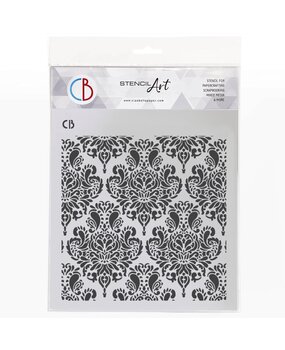 Ciao Bella Papercrafting Texture Stencil 8x8 Inch French Elegance (MS8-067) Ciao Bella Papercrafting Texture Stencil 8x8 Inch French Elegance (MS8-067)
