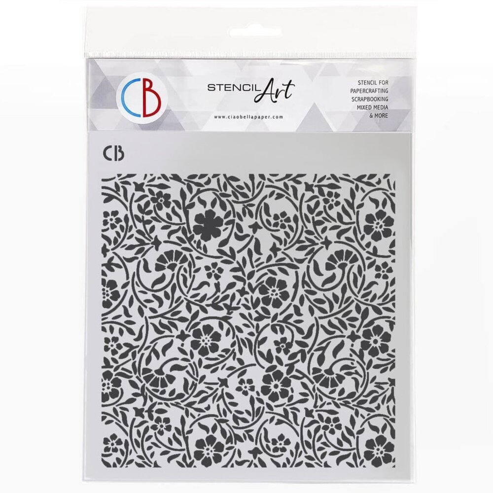 Ciao Bella Papercrafting Texture Stencil 8x8 Inch Florentine Fusion (MS8-071) Ciao Bella Papercrafting Texture Stencil 8x8 Inch Florentine Fusion (MS8-071)