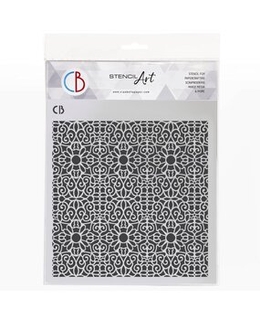 Ciao Bella Papercrafting Texture Stencil 8x8 Inch Macramé Effect (MS8-072) Ciao Bella Papercrafting Texture Stencil 8x8 Inch Macramé Effect (MS8-072)