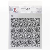Ciao Bella Papercrafting Texture Stencil 8x8 Inch Majestic Visions (MS8-079)
