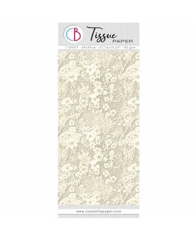 Ciao Bella Papercrafting Tissue Paper 69x49cm Antique Linen Lace (HT002) Ciao Bella Papercrafting Tissue Paper 69x49cm Antique Linen Lace (HT002)