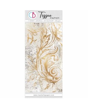 Ciao Bella Papercrafting Tissue Paper 69x49cm Golden Age (HT006) Ciao Bella Papercrafting Tissue Paper 69x49cm Golden Age (HT006)