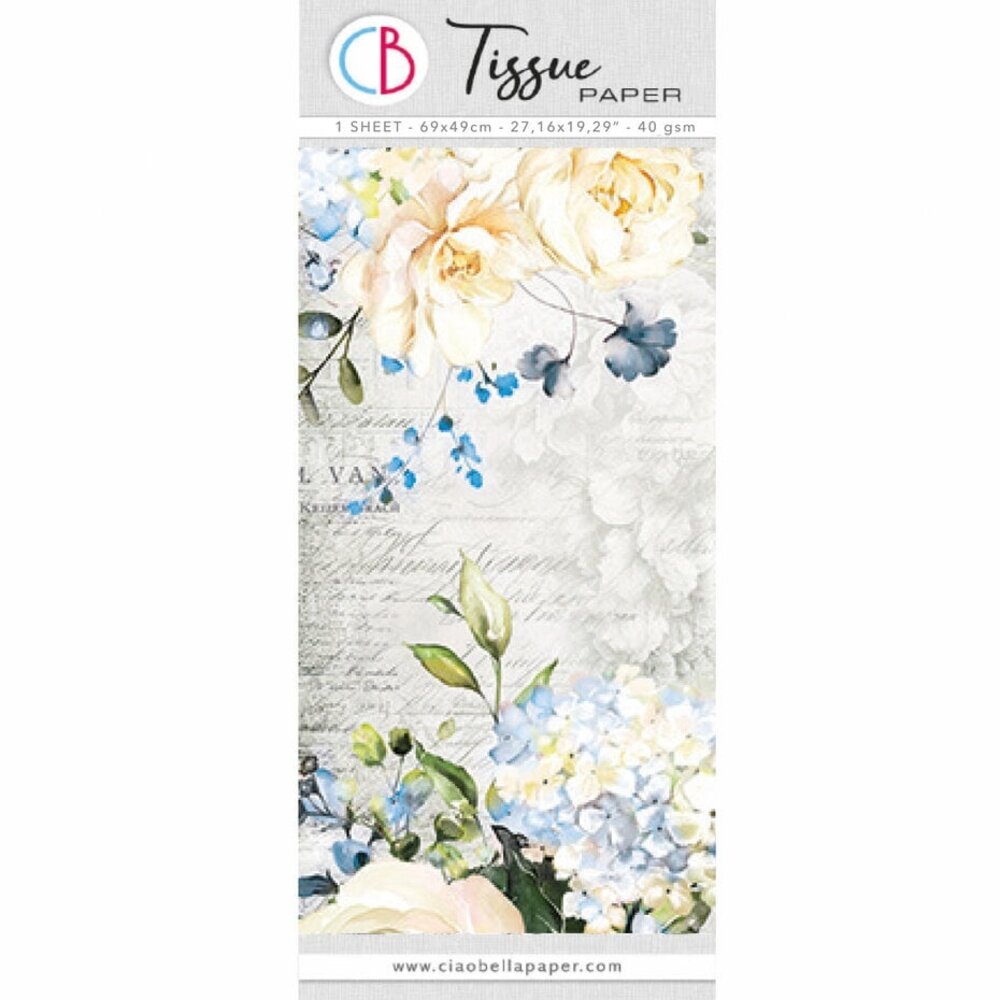 Ciao Bella Papercrafting Tissue Paper 69x49cm Symphony of Elegance (HT013) Ciao Bella Papercrafting Tissue Paper 69x49cm Symphony of Elegance (HT013)