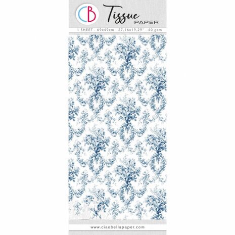Ciao Bella Papercrafting Tissue Paper 69x49cm Dynasty Drapes (HT017)