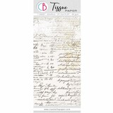 Ciao Bella Papercrafting Tissue Paper 69x49cm Handwritten Page (HT020)