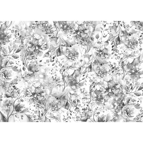 Ciao Bella Papercrafting Tissue Paper 69x49cm Bohemian Flowers (HT025)