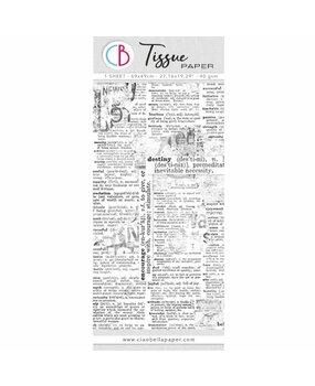 Ciao Bella Papercrafting Tissue Paper 69x49cm News (HT029)