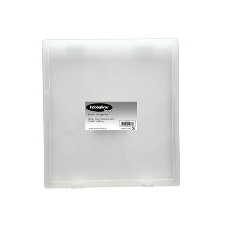 HobbyGross Storage Plastic Storage Box 12x12 Inch (SS131) HobbyGross Storage Plastic Storage Box 12x12 Inch (SS131)