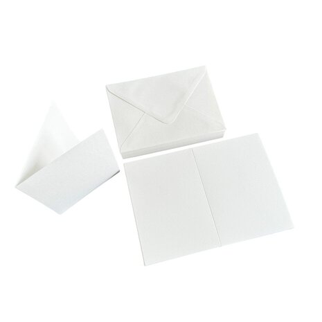 HobbyGross Storage Cards & Envelopes A7 Snow White (SS128)