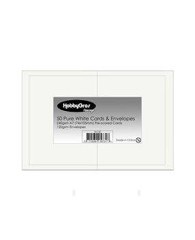 HobbyGross Storage Cards & Envelopes A7 Pure White (SS130) HobbyGross Storage Cards & Envelopes A7 Pure White (SS130)