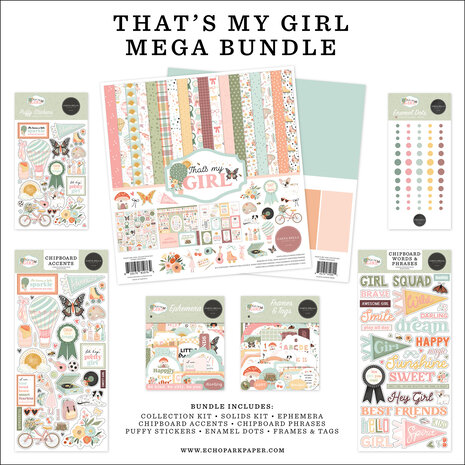 Carta Bella That's My Girl 12x12 Inch Mega Bundle (CBG418050) Carta Bella That's My Girl 12x12 Inch Mega Bundle (CBG418050)