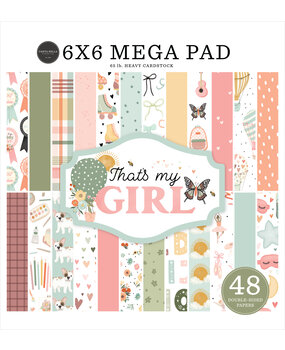 Carta Bella That's My Girl 6x6 Inch Mega Pad (CBG418031) Carta Bella That's My Girl 6x6 Inch Mega Pad (CBG418031)