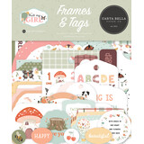 Carta Bella That's My Girl Ephemera Frames & Tags (CBG418025)