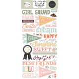 Carta Bella That's My Girl 6x13 Inch Chipboard Words & Phrases (CBG418022)