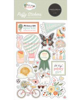 Carta Bella That's My Girl Puffy Stickers (CBG418066)