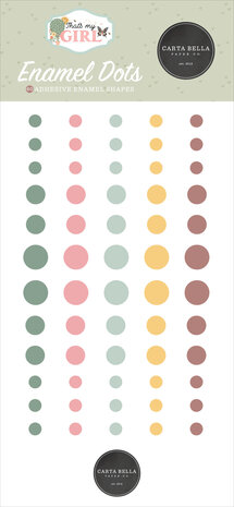 Carta Bella That's My Girl Enamel Dots (CBG418028)