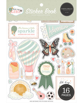 Carta Bella That's My Girl Sticker Book (CBG418029)
