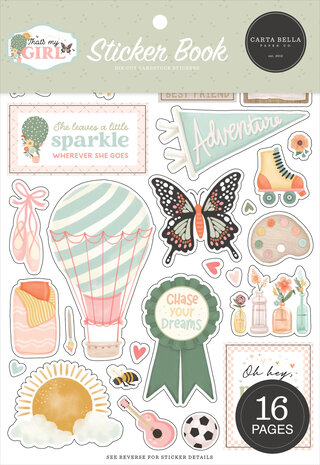 Carta Bella That's My Girl Sticker Book (CBG418029)