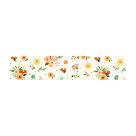 Carta Bella That's My Girl Washi Tape Awesome Girl Floral (CBG418026)