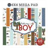 Carta Bella That's My Boy 6x6 Inch Mega Pad (CBB419031)