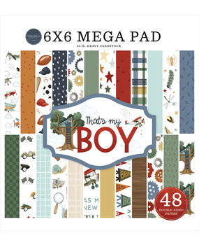 Carta Bella That's My Boy 6x6 Inch Mega Pad (CBB419031) Carta Bella That's My Boy 6x6 Inch Mega Pad (CBB419031)