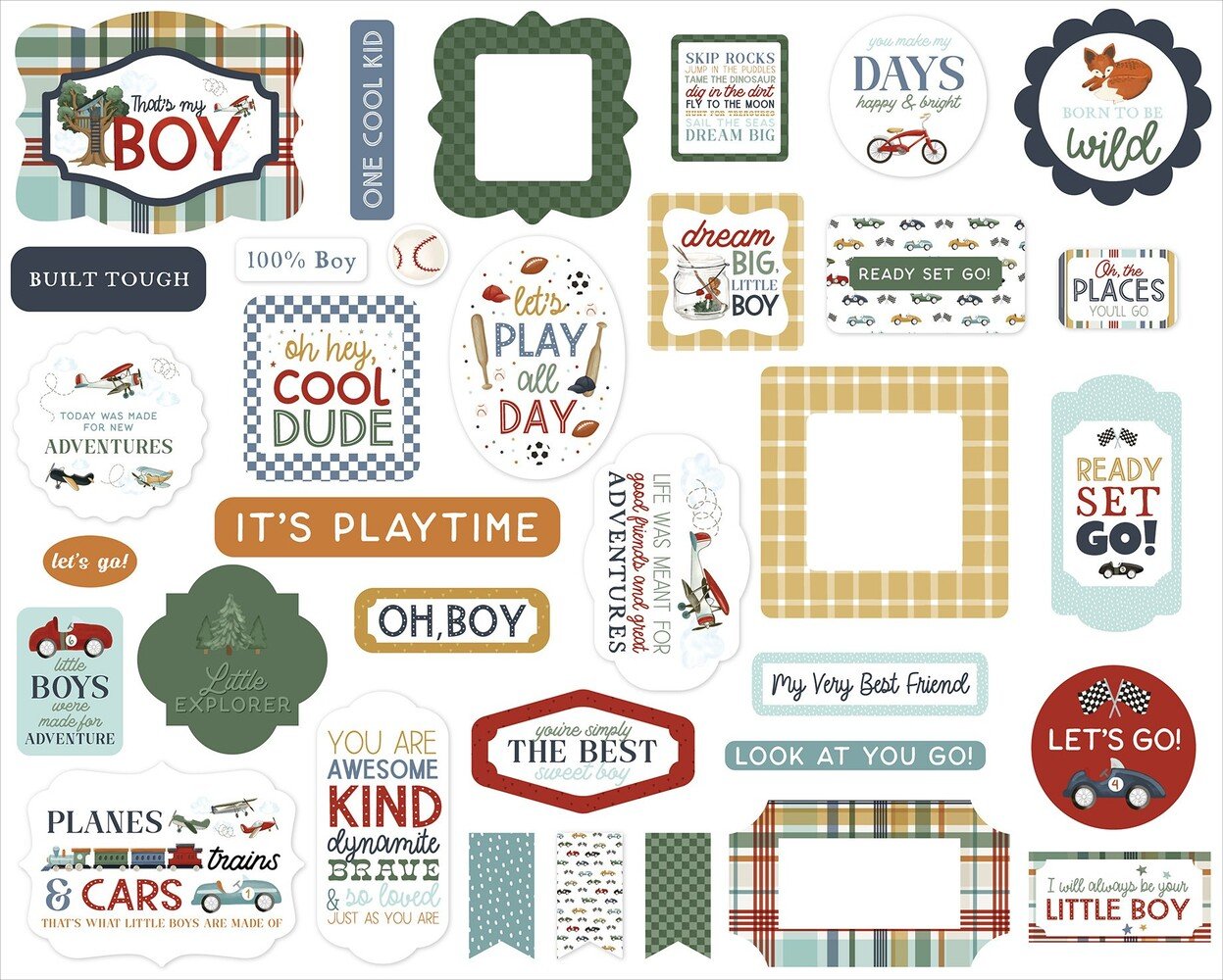 Carta Bella That's My Boy Ephemera (CBB419024) Carta Bella That's My Boy Ephemera (CBB419024)