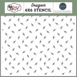 Carta Bella That's My Boy Stencil Cool Dude Lightning (CBB419033)
