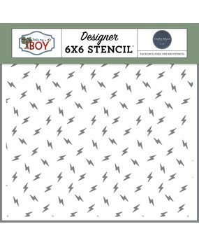 Carta Bella That's My Boy Stencil Cool Dude Lightning (CBB419033) Carta Bella That's My Boy Stencil Cool Dude Lightning (CBB419033)