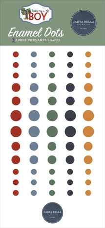 Carta Bella That's My Boy Enamel Dots (CBB419028) Carta Bella That's My Boy Enamel Dots (CBB419028)