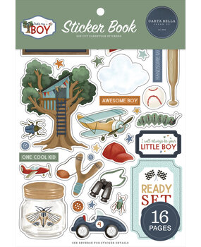 Carta Bella That's My Boy Sticker Book (CBB419029) Carta Bella That's My Boy Sticker Book (CBB419029)