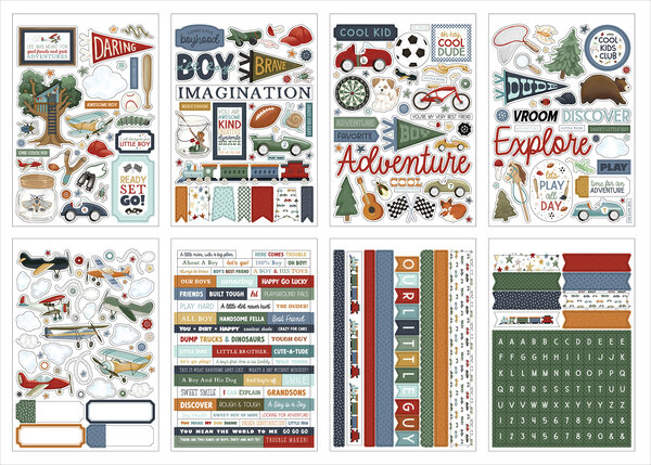 Carta Bella That's My Boy Sticker Book (CBB419029)