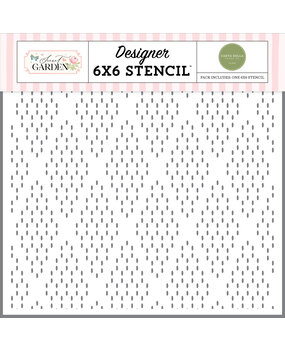 Carta Bella Secret Garden Stencil Dashing Diamonds (CBGD421035) Carta Bella Secret Garden Stencil Dashing Diamonds (CBGD421035)