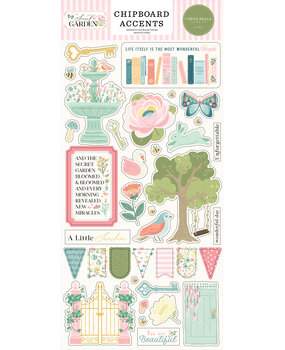 Carta Bella Secret Garden 6x13 Inch Chipboard Accents (CBGD421021) Carta Bella Secret Garden 6x13 Inch Chipboard Accents (CBGD421021)