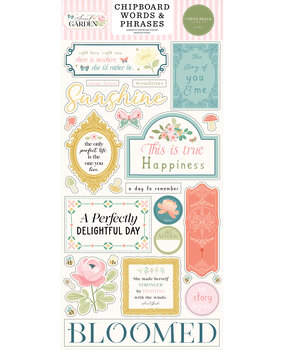 Carta Bella Secret Garden 6x13 Inch Chipboard Words & Phrases (CBGD421022) Carta Bella Secret Garden 6x13 Inch Chipboard Words & Phrases (CBGD421022)